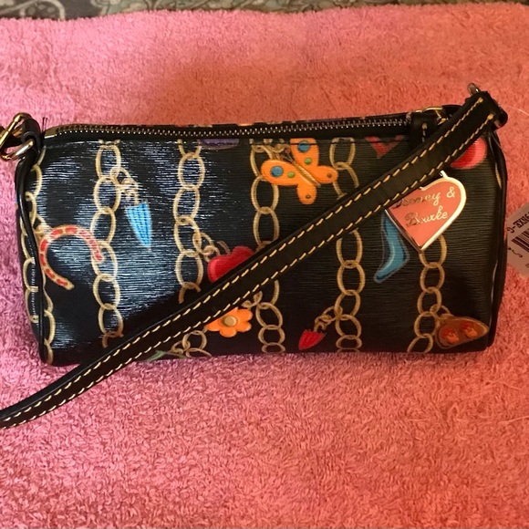 Dooney & Bourke Charm Chain mini barrel bag NWT - Picture 1 of 12